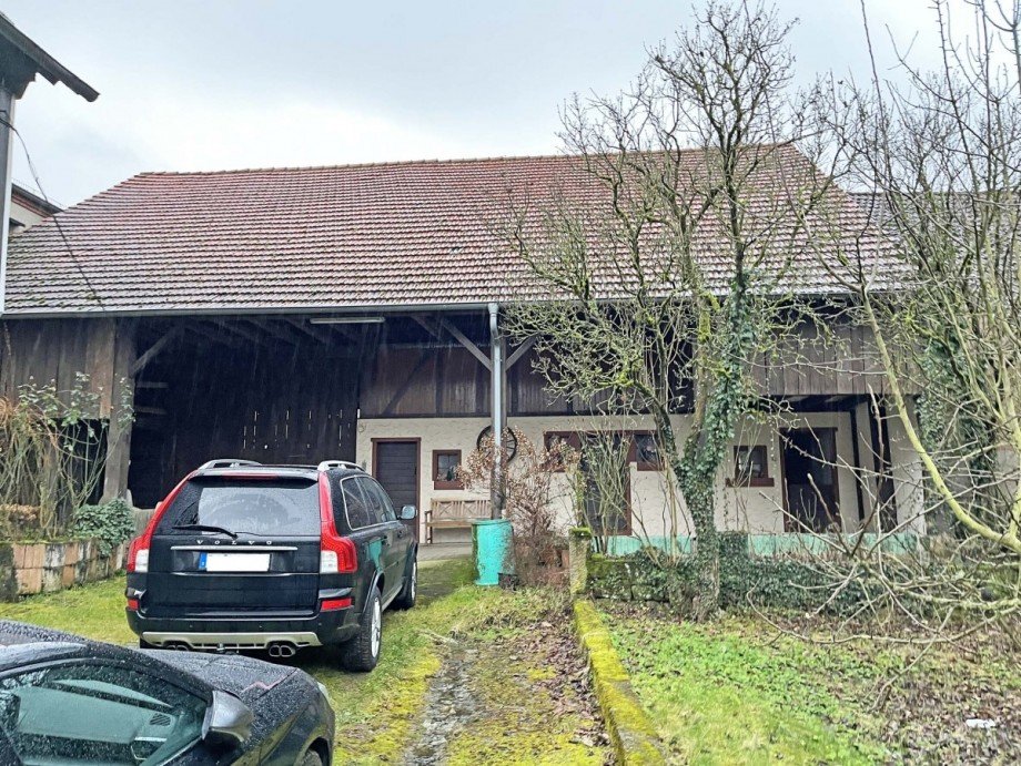 Hof mit Scheune Haus F�rth