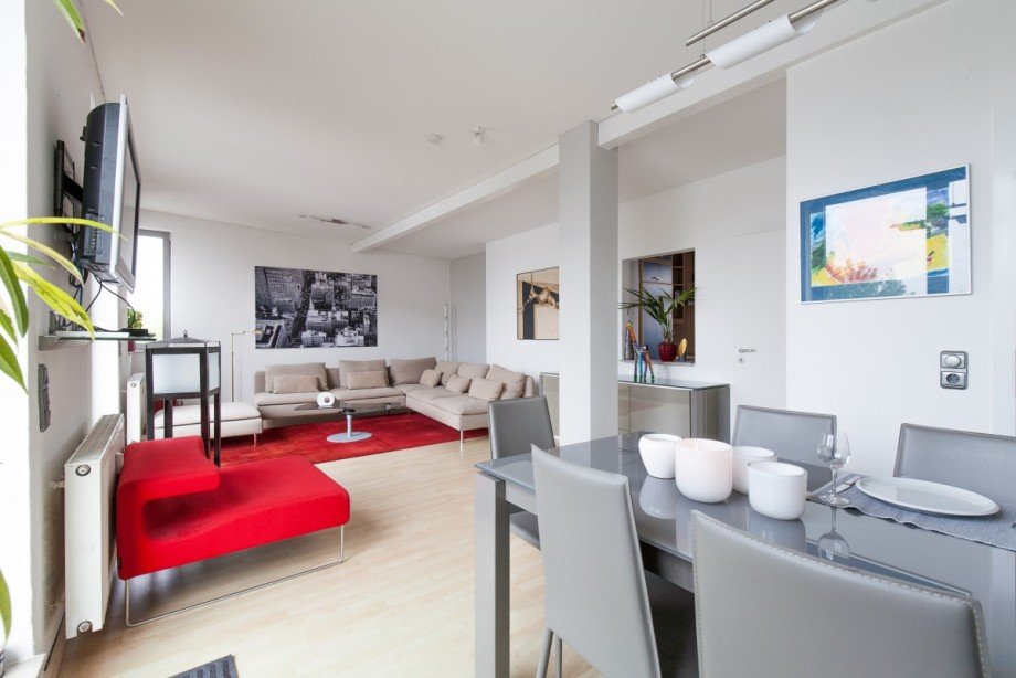 Wohn-Essbereich Penthousewohnung Darmstadt